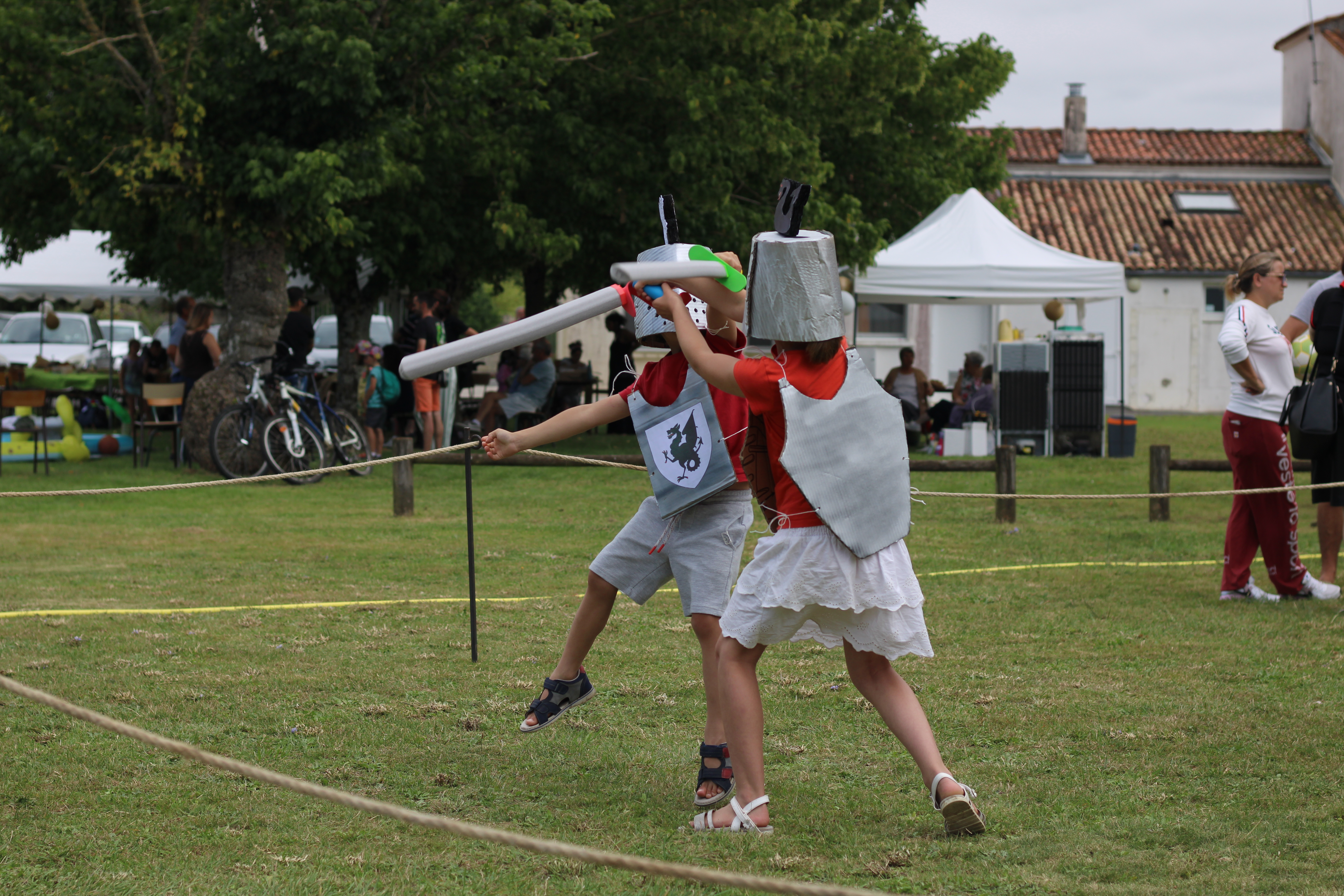 Combat de chevaliers